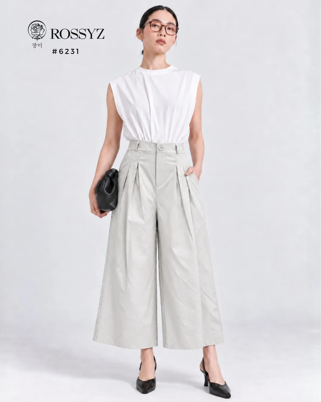 Celana Palazzo Katun Wool