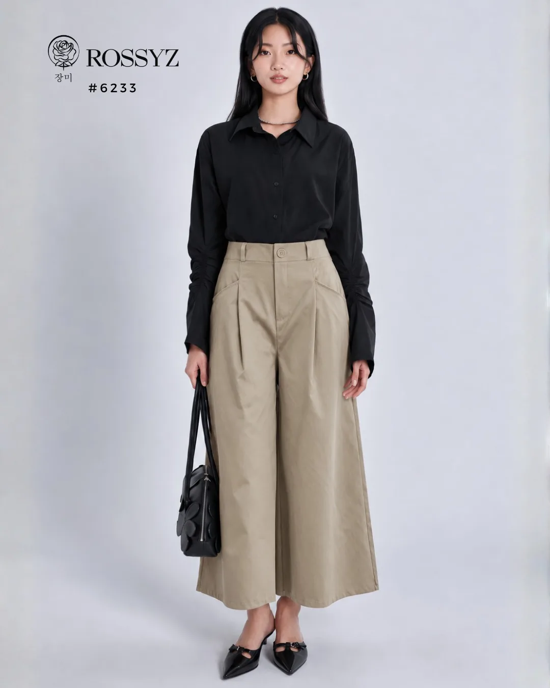 Celana Kulot Crop Lebar