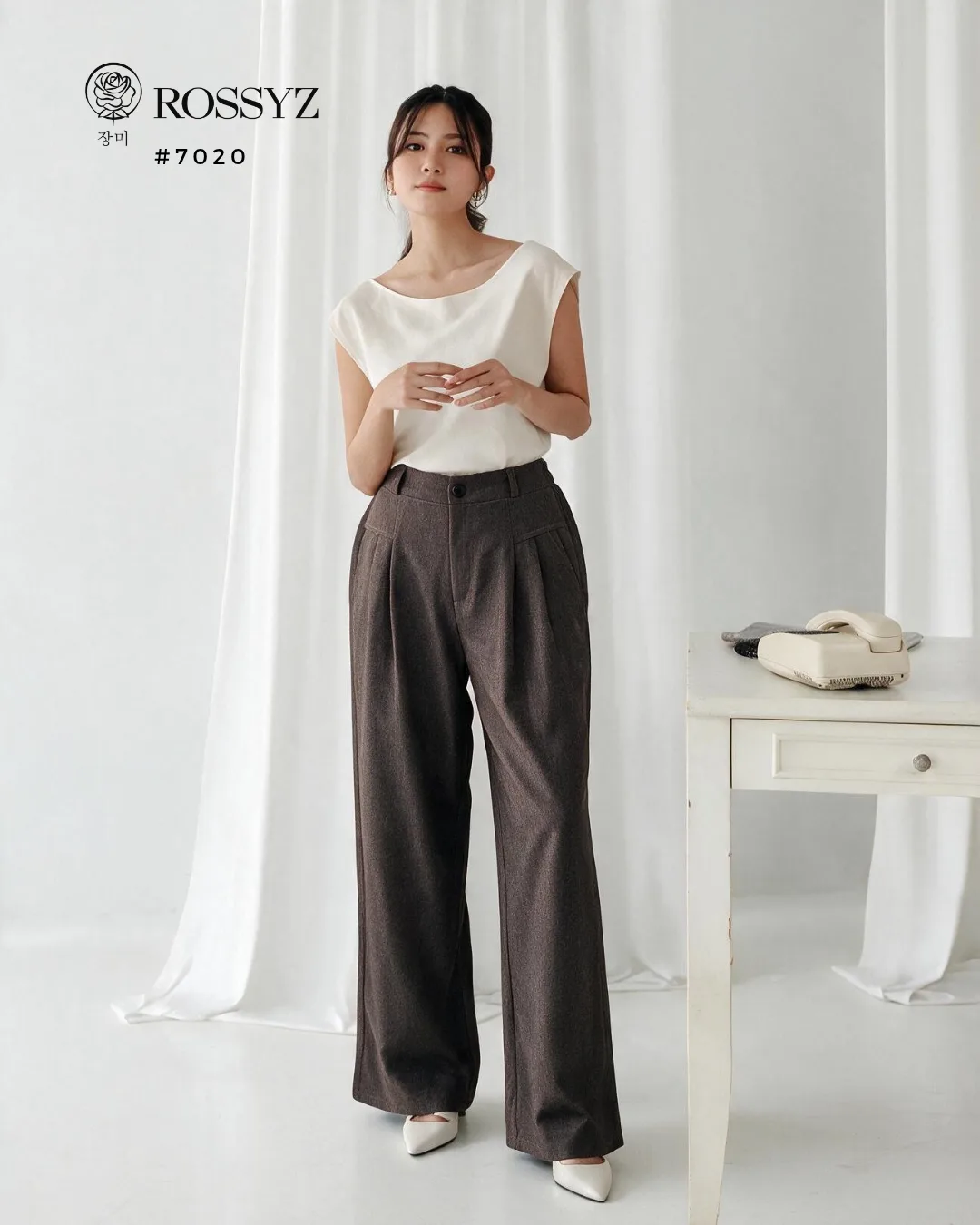 Celana Kulot Soft Denim